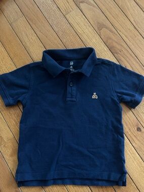Gap Navy Blue Polo Shirt Toddler Boy 4